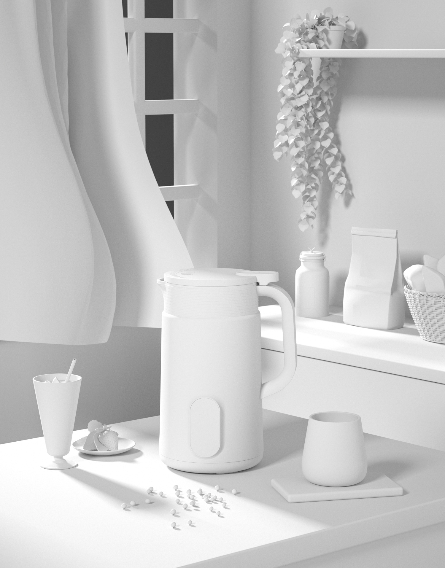 3D建模 热水壶2